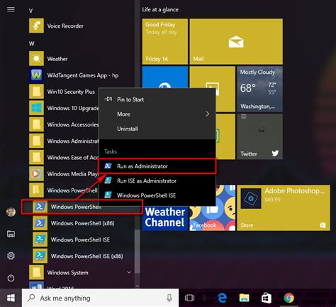 How To Open Elevated Windows Powershell In Windows 10 Tip Dottech