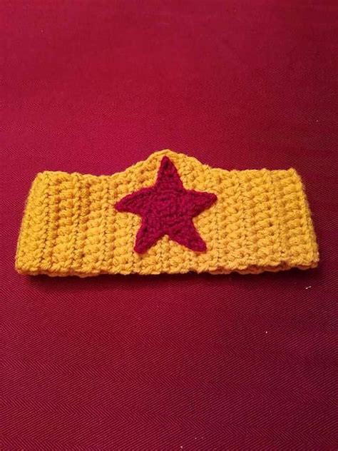 Download Wonder Woman Ear Warmer/Headband in 2020 | Ear warmers ...