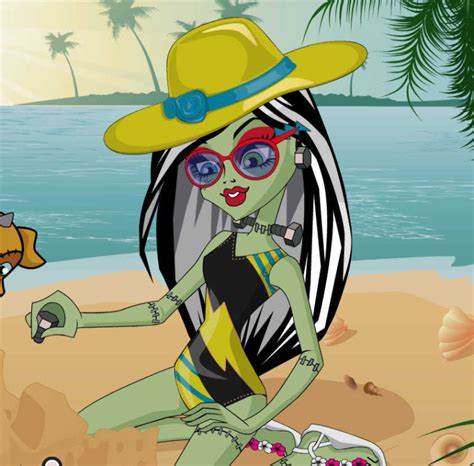 Juego de vestir con bikinis a Frankie | Juegos