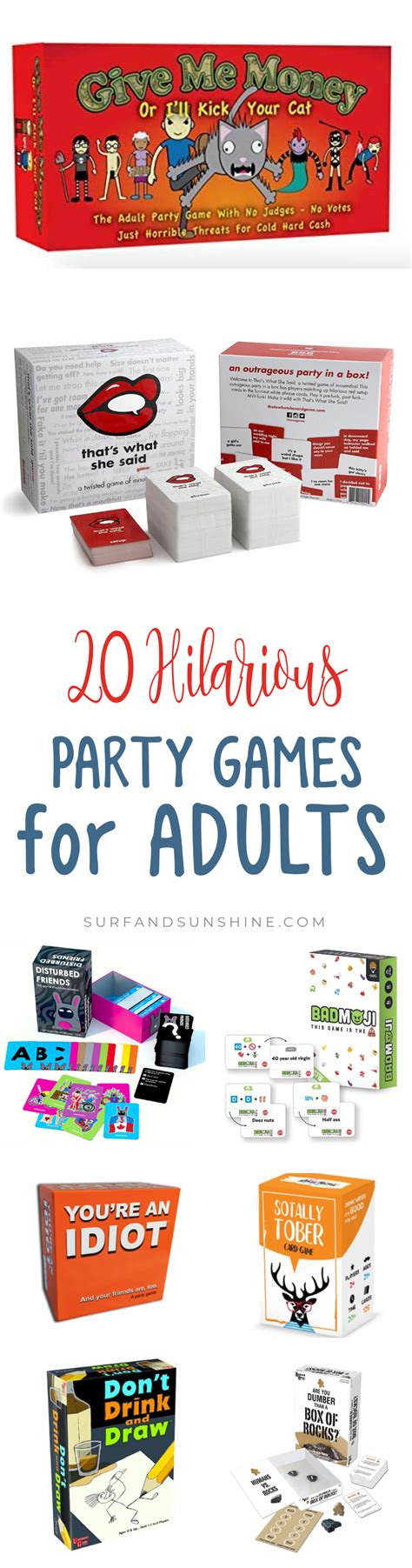 Hilarious Party Games For Adults