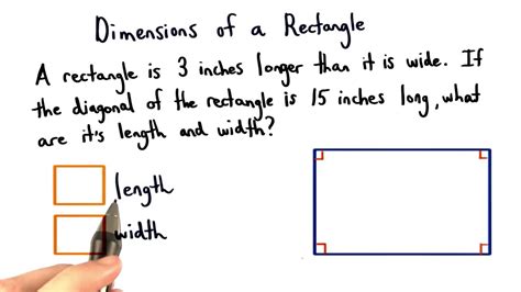 Length And Width Of A Rectangle Which Is Length And Which Is Mobile