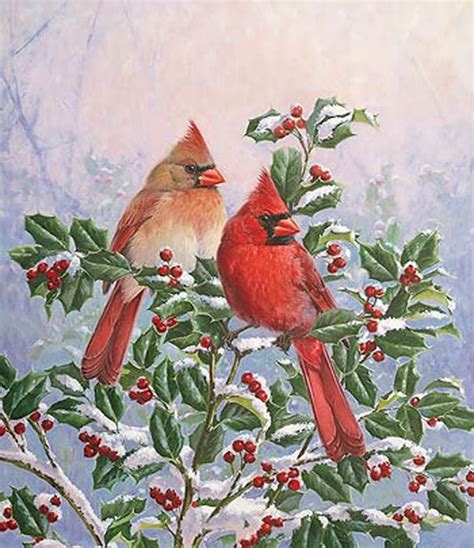 Cardinal Pair Cross Stitch PatternLOOK