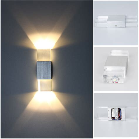 Consider the possibilities of the nearly unlimited opportunities to configure reals sconces, with lenses and caps, for a variety of led illuminating possibilities. Modern 2W LED Wall Light Up Down Lamp Sconce Spot Lighting ...