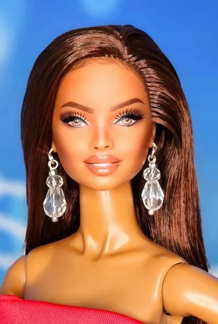 Ooak Barbie Fashionista Doll Repaint Nude 85 00 Picclick