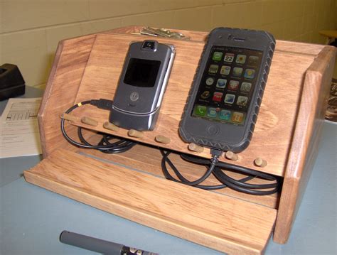 This woodworking project was about drill charging station plans free. Charging Station (class project) | Diy phone stand, Diy ...