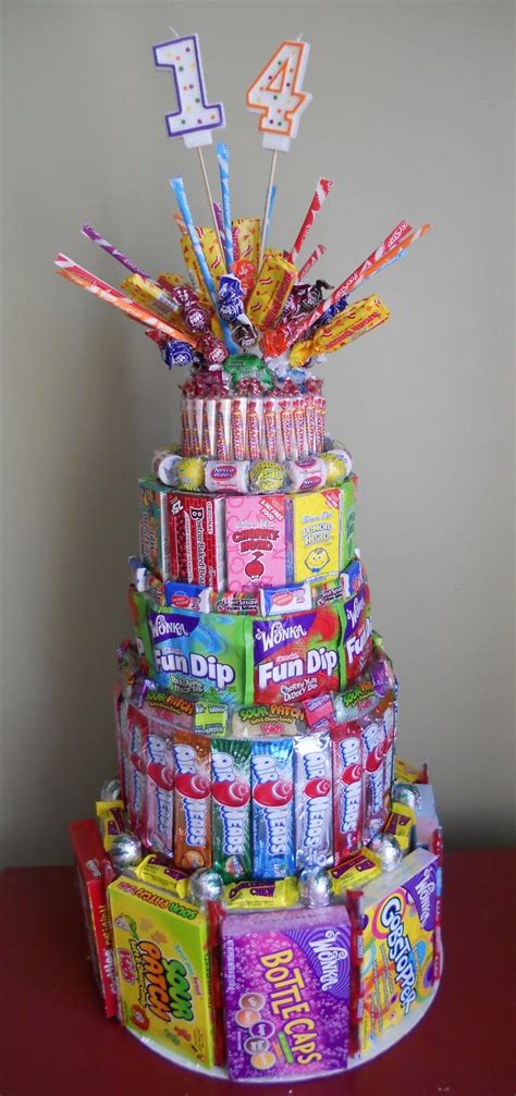 This how to diy project is a great gift idea perfect for that special somone for a valentine's day gift, mother's day gift, father's day gift, anniversary gift, birthday. peyton+14th+bday+candy+cake+004.JPG (753×1600) | Birthday ...