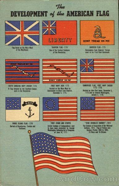 The Development Of The American Flag History Timeline Teaching