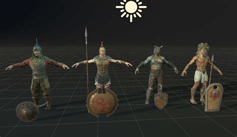 3d Model Historical Pack Vr Ar Low Poly Cgtrader