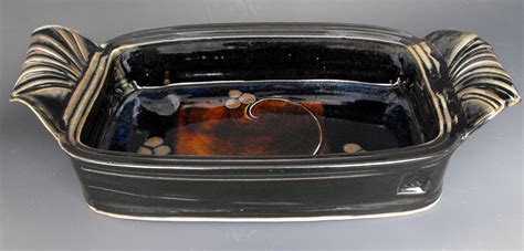 | microwave & oven safe film lid trays. Rectangular Baker. Thrown altered porcelain. Fired to 1300 ...