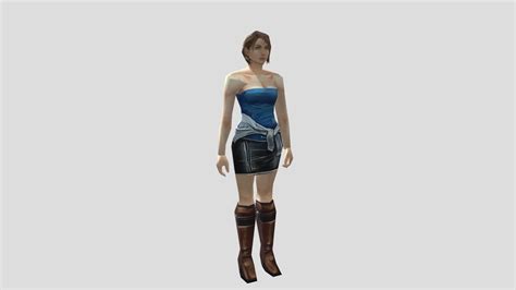 Jill Valentine Resident Evil 3 Nemesis Classic 3d Model By Mohammad