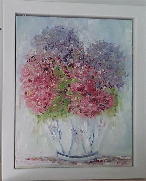 Pink Hydrangeas Irish Artmart