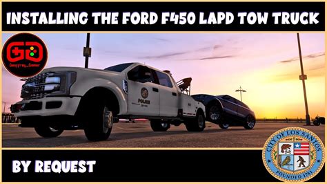Installing Ford F450 Tow Truck Tutorial By Request Lspdfr Gta V