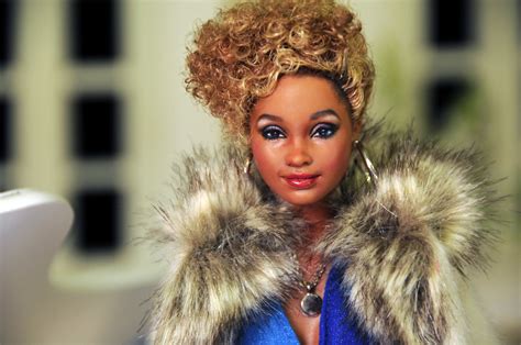 Presenting Miss Whitney Houston A Basic Barbie Becomes Th Flickr