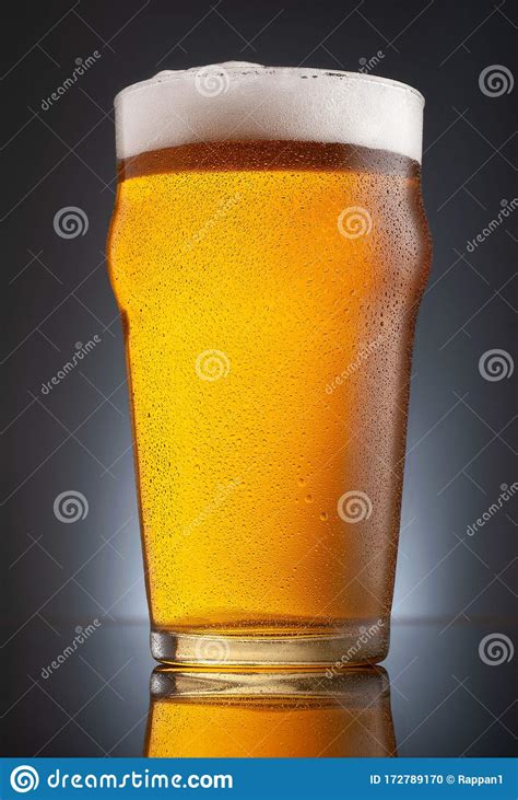 Glass Of Lager Beer Or Ale Stock Photo Image Of Lager 172789170