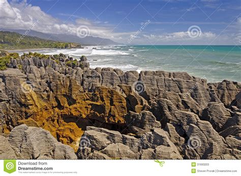 Eroded Ocean Rocks On The Coast Stock Image Image Of Island