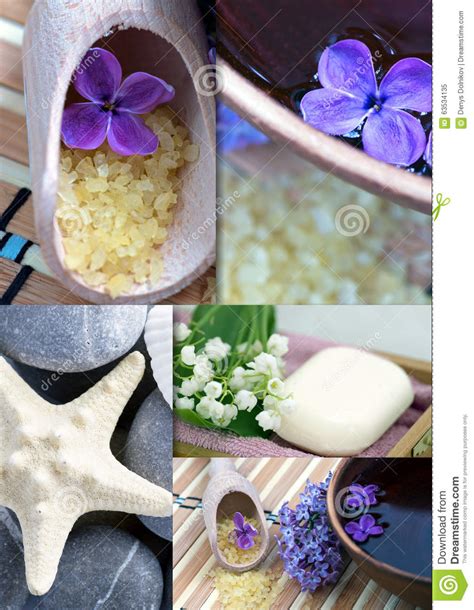 Spa Products Stock Image Image Of Body Care Collage 63534135