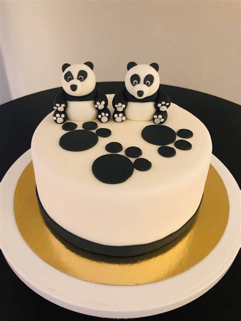 Cute Panda Theme Cake Thebakeworld