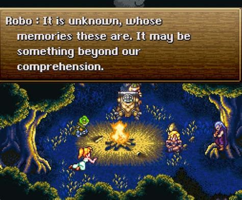 chrono trigger s campfire scene is a meditation on friendship regrets and time itself