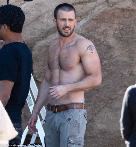Chris Evans Has Still Got His Captain America Abs As He Flirts Up A Storm On Photoshoot Daily