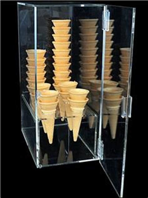 Ice Cream Cone Acrylic Display Cabinet Holds Up To Cones Aussie Made Ebay