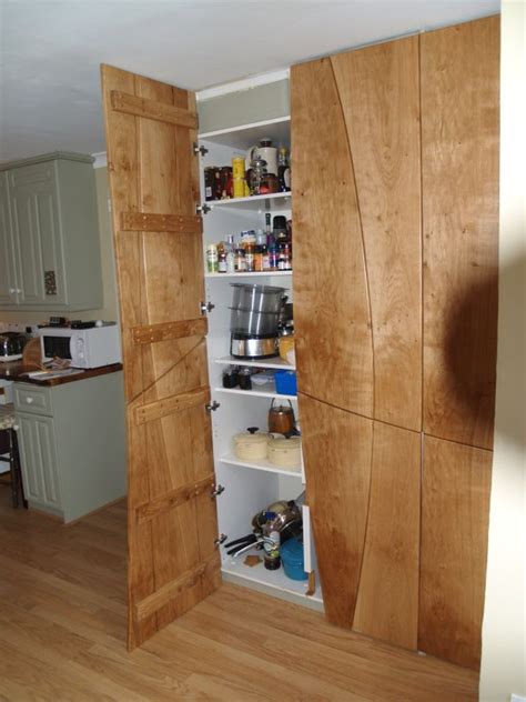 White 1942mm x 400mm x 575mm ready assembled larder tower cabinet. Soild Oak Larder Doors | Tall cabinet storage, Storage ...