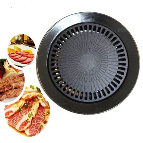 A smokeless barbecue grill for your kitchen. New D32cm Smokeless Barbeque Grill for Household Gas Stove ...