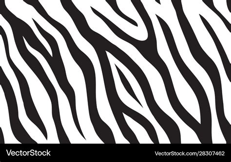 Zebra Stripes Seamless Pattern Royalty Free Vector Image