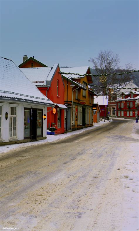 Christmas Time Drøbak City Norway Trondheim Stavanger Nordic