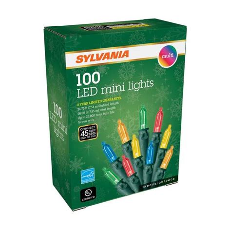 Sylvania 100 Count Multi Colored Mini LED Light Set V40841 22 Blain