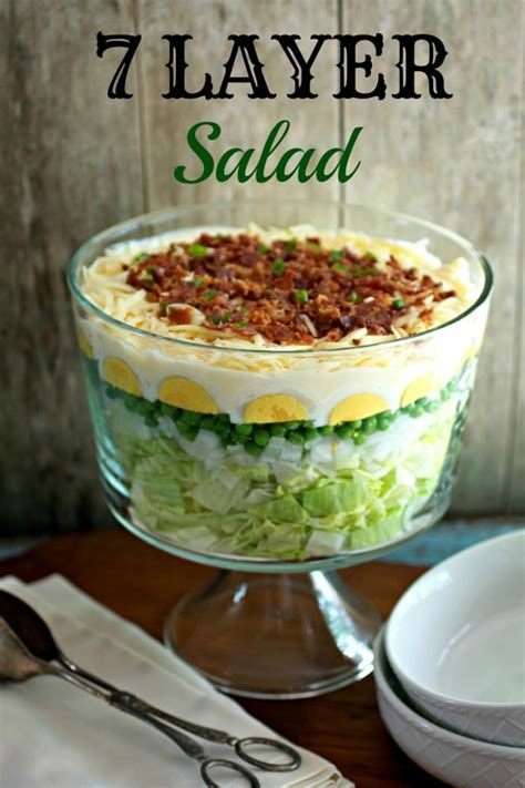 Easy 7 Layer Salad Recipe Southern Style Tasty Ever After