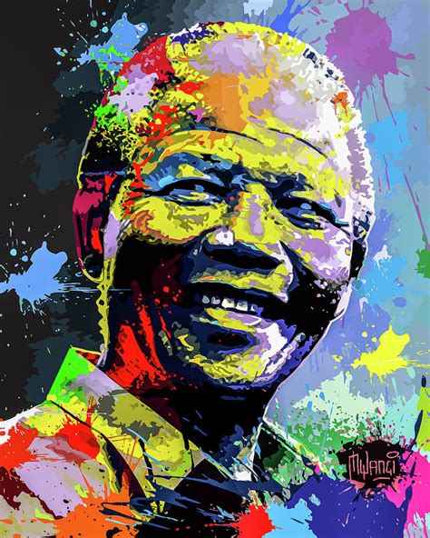 Nelson Mandela Madiba Digital Art By Anthony Mwangi Pixels