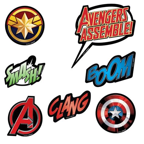 Marvel Avengers Powers Unite Vinyl Cutout Decorations Amscan Asia Pacific