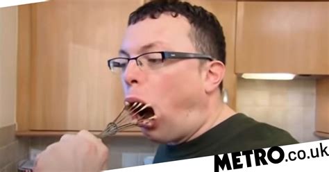 come dine with me contestant explains why he shoved whisk in his mouth metro news
