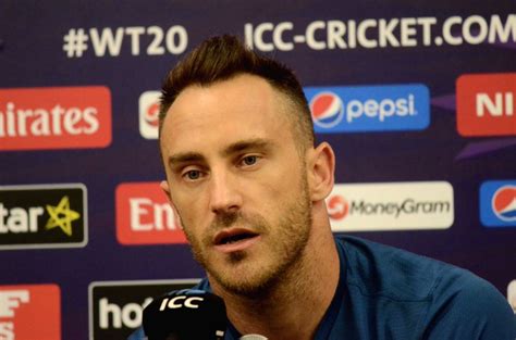 Faf du plessis was born in middle class, christian family. ICC T20 World Cup - Faf du Plessis' press conference