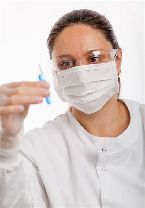 Scientist With A Test Tube Free Stock Photo - Public Domain Pictures