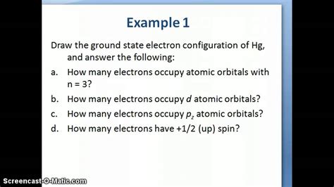Electron configuration of Hg - YouTube