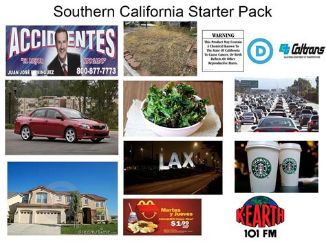 Southern California Starter Pack Starterpacks