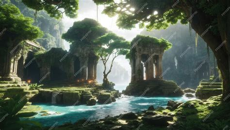 Premium AI Image | The Majestic Cliffs Beckon Embark on an Epic