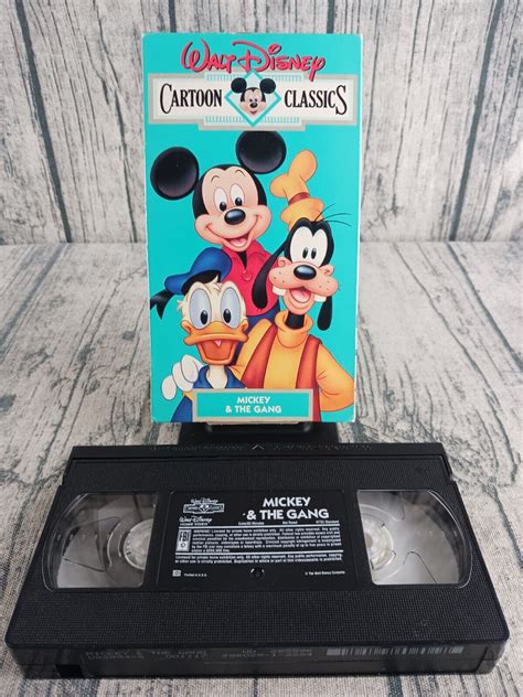 Walt Disney Cartoon Classics V Mickey The Gang VHS Pre Owned Good EBay