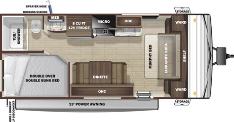 Trailer • costa mesa, ca. 2021 Travel Trailers Open Range Conventional Floorplans ...