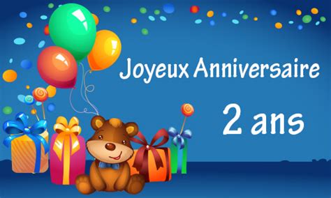 Bon Anniversaire 2 Ans