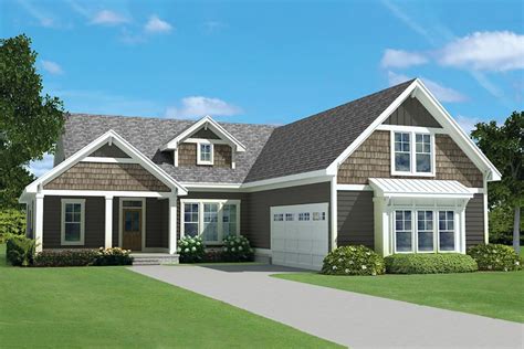 Plan 15258nc Country Ranch Home Plan With 8 Deep Front Porch Ranch