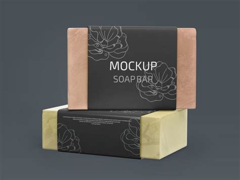 This particular variety uses real lemongrass which has been dried and crushed, as well as essential oils and cocoa butter. Free Organic Homemade Soap Wrapper Mockup in 2020 ...