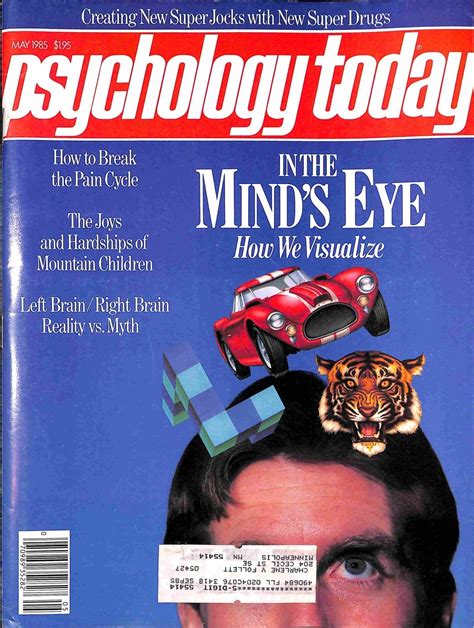 Psychology Today May 1985 Magazine Back Issues