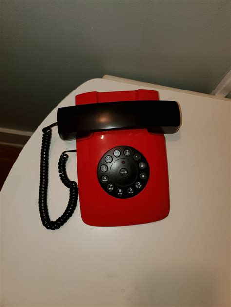 Vintage Red Phone1984 Telequest Grand Prix Etsy