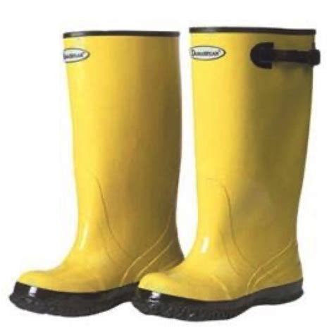 Durawear Yellow Rubber Slush Work Boot Over The Shoe Style