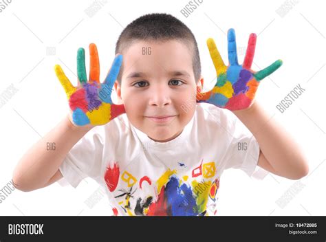 Six Year Old Boy Hands Image And Photo Free Trial Bigstock