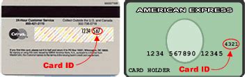 Credit card transactions where the merchant is unable to physically see the credit card in your possession (such as with payments over the internet or by. E-ZPass® New York - Credit Card Verification ID