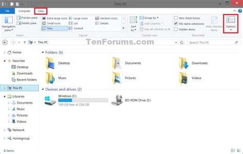 Open Folder Options In Windows 10 Windows 10 Tutorials