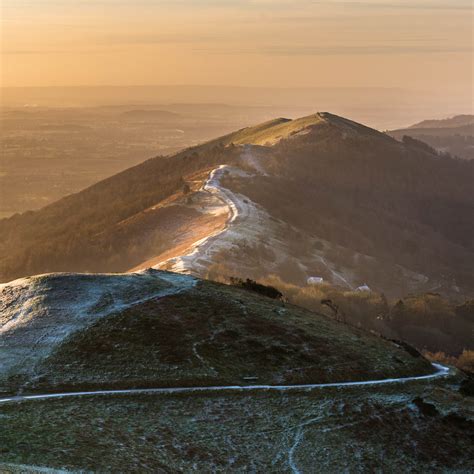 Malvern Hills Sunrise Landscape Photography On Worcestershire Beacon